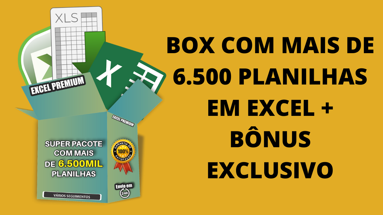 MAIS DE 6.500 PLANILHAS EXCEL ATUALIZADO 2023